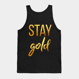 Stay Gold Tank Top